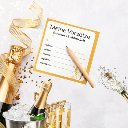 Meine Vorsätze Block Set – Dein Start in ein bewusstes Jahr