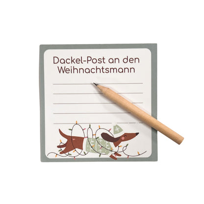 Dackel Post Block Set - Süßer Notizblock