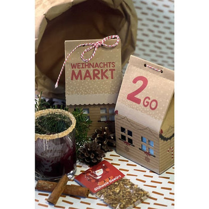 Weihnachtsmarkt Haus für die kleine Weihnachtsfeier