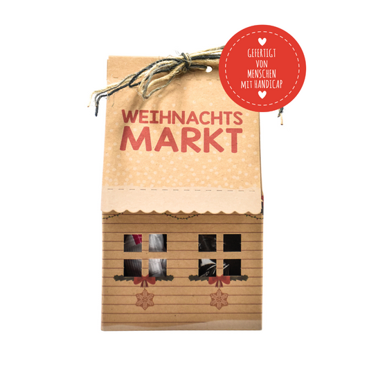 Weihnachtsmarkt Haus für die kleine Weihnachtsfeier