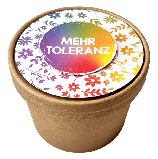 Blumenwiese zum Aussäen für mehr Toleranz