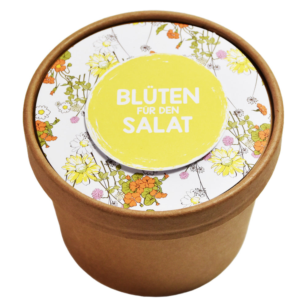 Blüten für den Salat Mischung für die Fensterbank