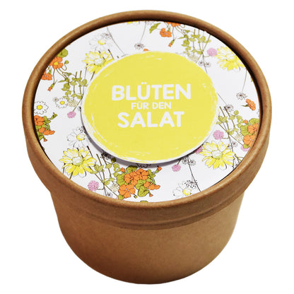 Blüten für den Salat Mischung für die Fensterbank