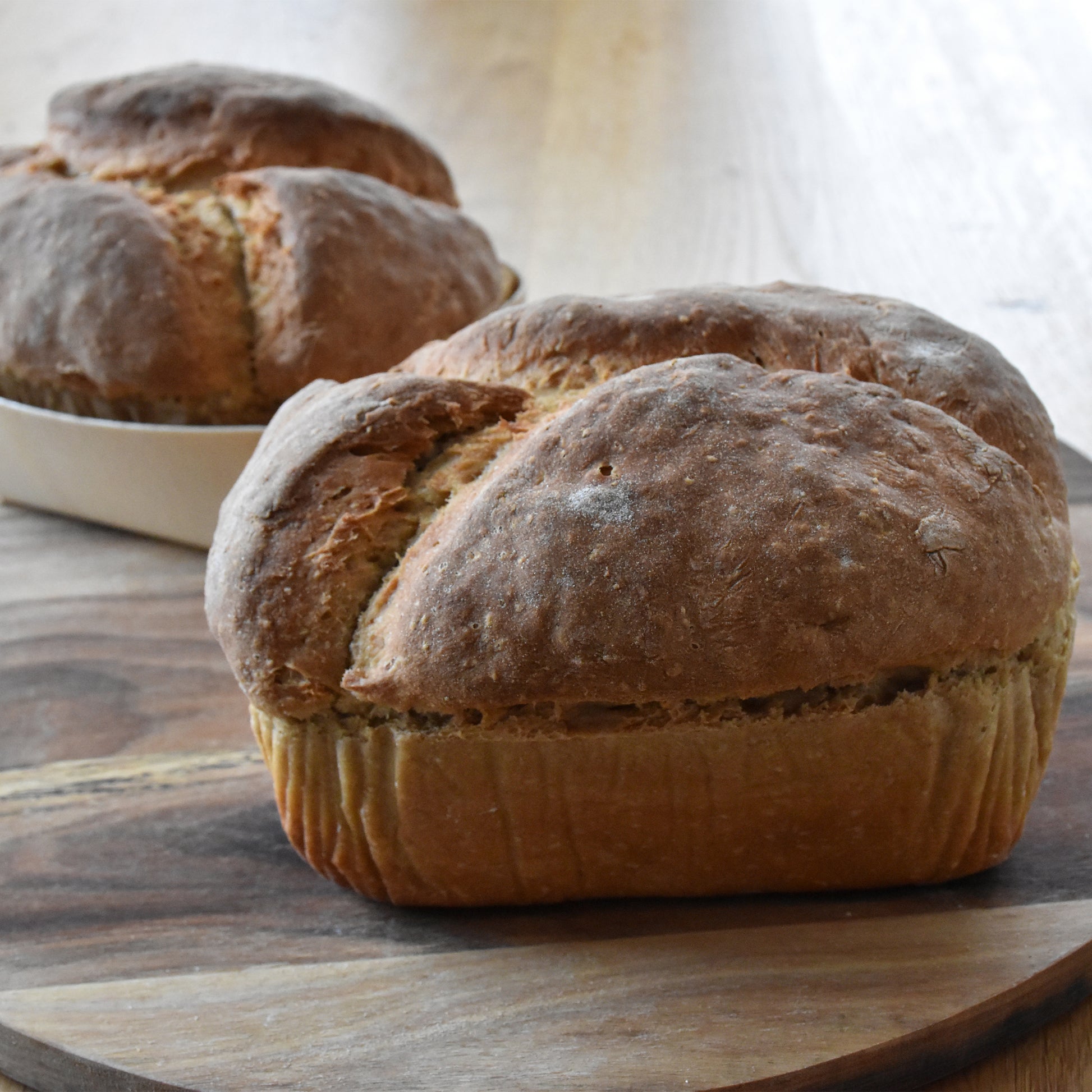 selbstgebackenes Bauernbrot