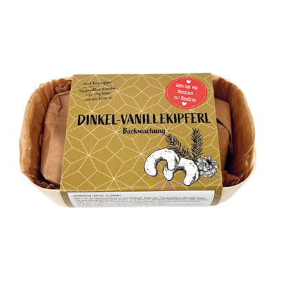 Dinkel Vanillekipferl weihnachtliche Backmischung