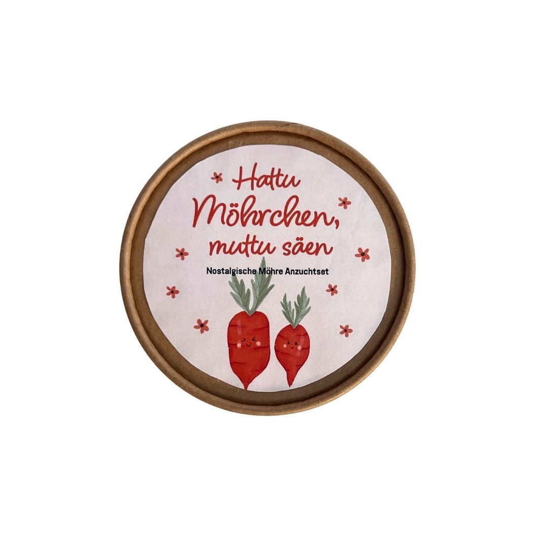 Hattu Möhrchen muttu Säen Anzucht Set