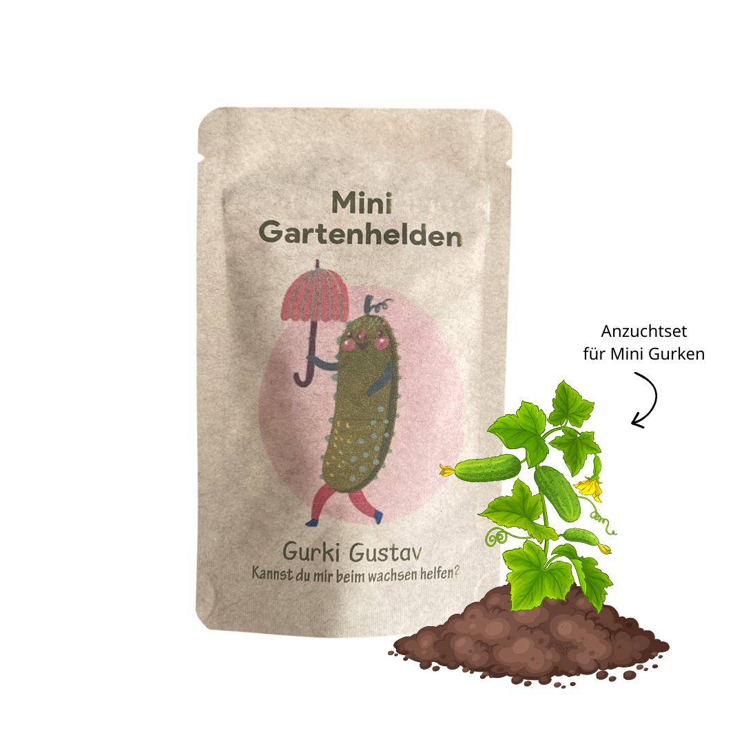 Gurki Gurken Anzucht Set für Kinder