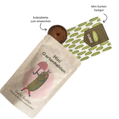 Gurki Gurken Anzucht Set für Kinder