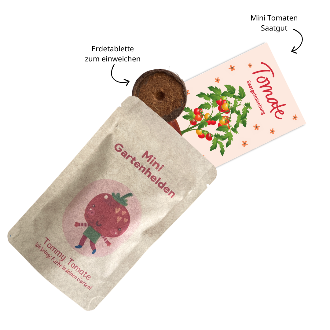 Tommy Tomate Anzuchtset für Kinder