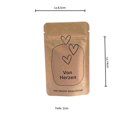 Von Herzen Anzuchset für einen Herzbaum