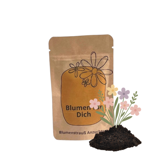 Blumen für Dich Anzuchset für einen Blumenstrauß