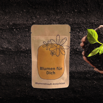 Blumen für Dich Anzuchset für einen Blumenstrauß