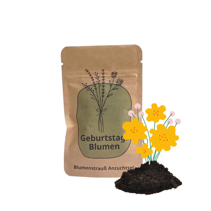 Geburtstagsblumen Anzuchset