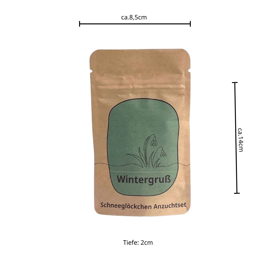 Wintergruß Anzuchtset mit Schneeglöckchen Samen