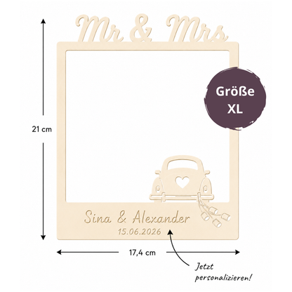 Hochzeit Polaroid Rahmen Premium