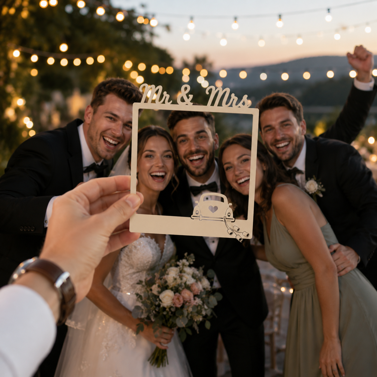 Hochzeit Polaroid Rahmen Premium