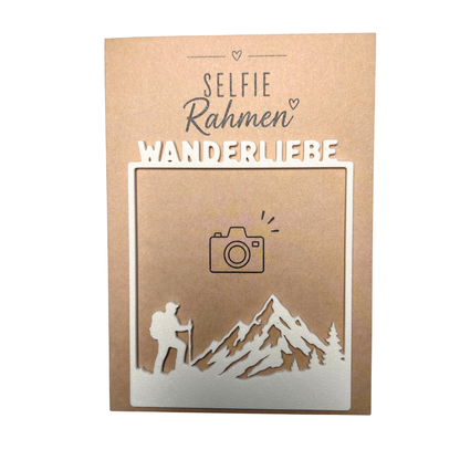 Selfie Rahmen Wandern