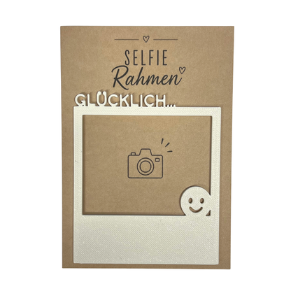 Selfie Rahmen Glücklich