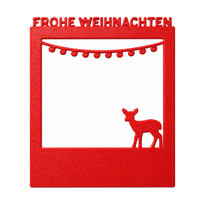 Selfie Rahmen Frohe Weihnachten XL