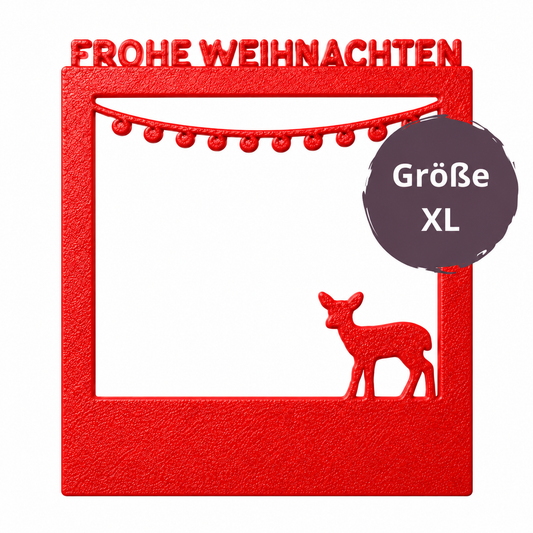 Selfie Rahmen Frohe Weihnachten XL