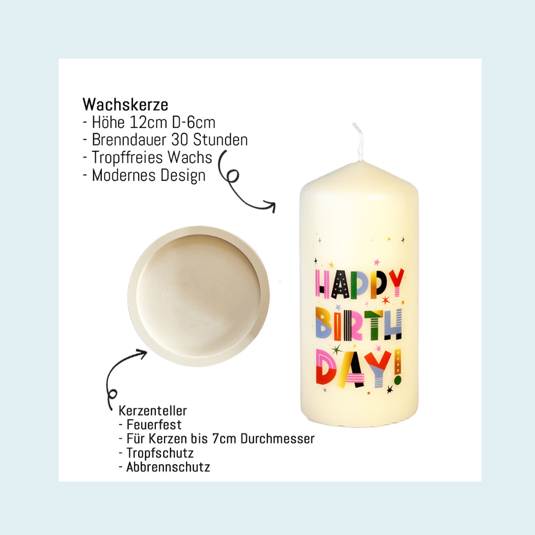 Happy Birthday Geschenk Box für Freunde und Mitarbeiter