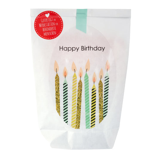 Happy Birthday Wundertüte Geburtstagskerzen