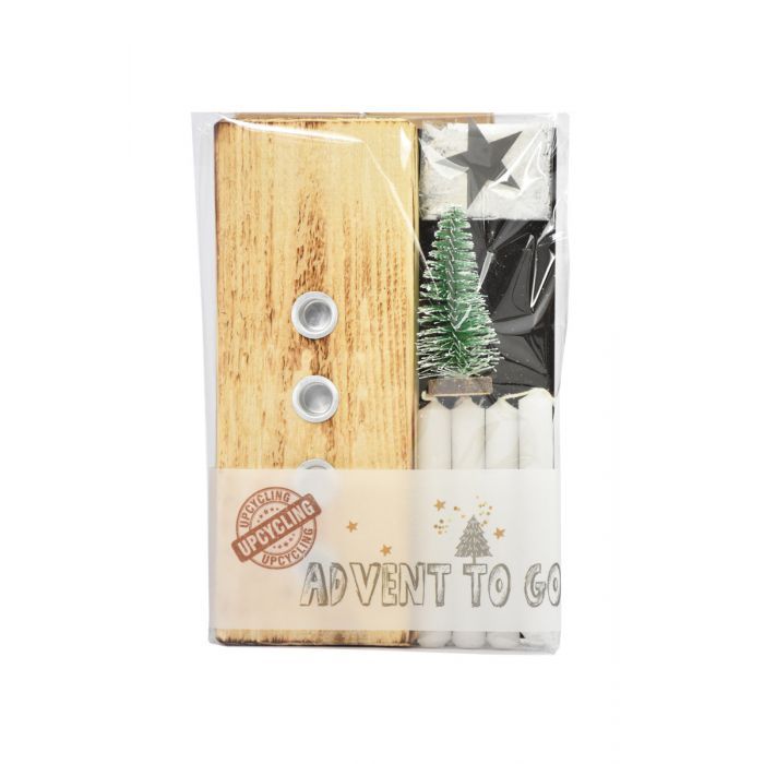Adventskranz to go: Upcycling Advent für unterwegs