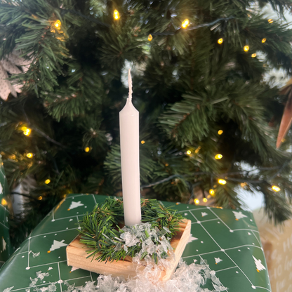 Weihnachtslicht Upcycling aus recyceltem Palettenholz