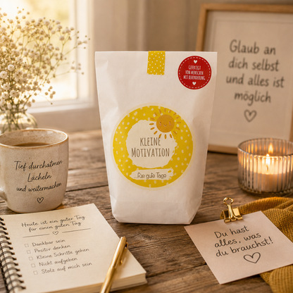 Kleine Motivation Wundertüte für mehr Energie