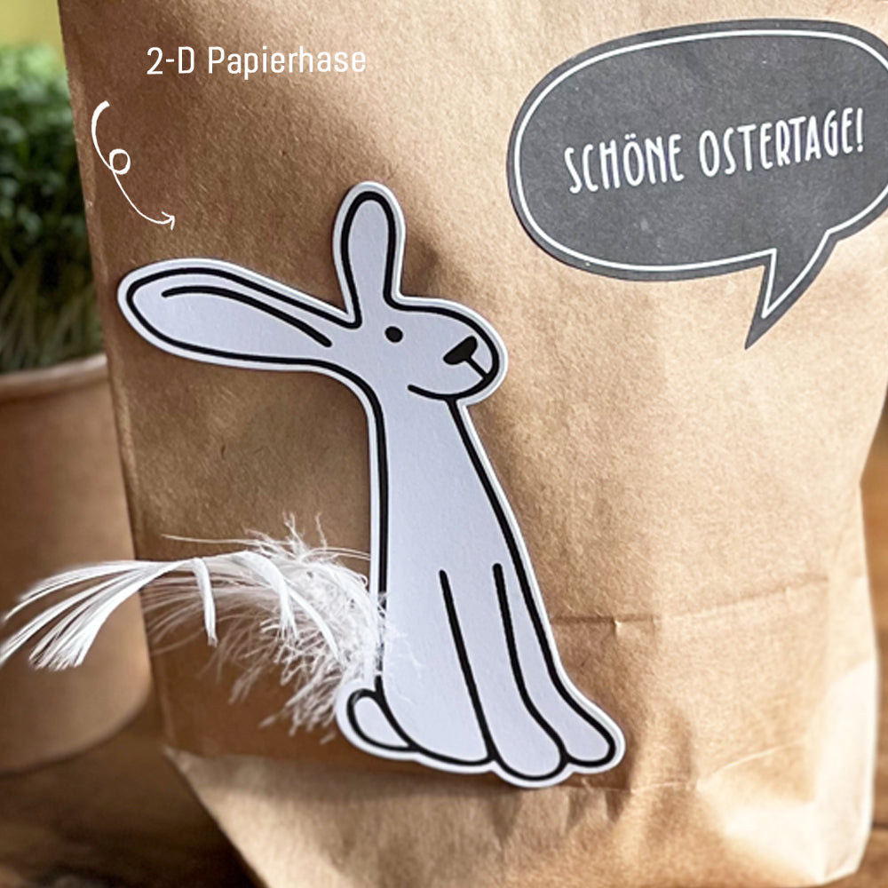 Schöne Ostertage Wundertüte mit Hase