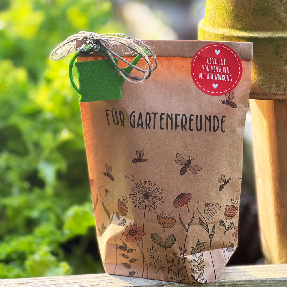 Für Gartenfreunde Wundertüte mit Saatgut