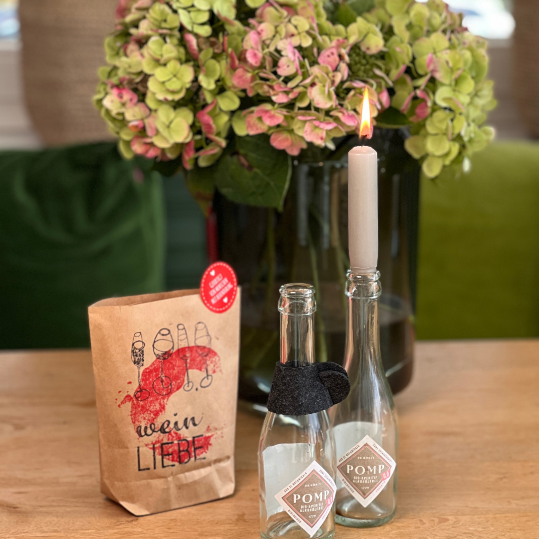 Weinliebhaber Tüte für ein Treffen mit Weinfreunden