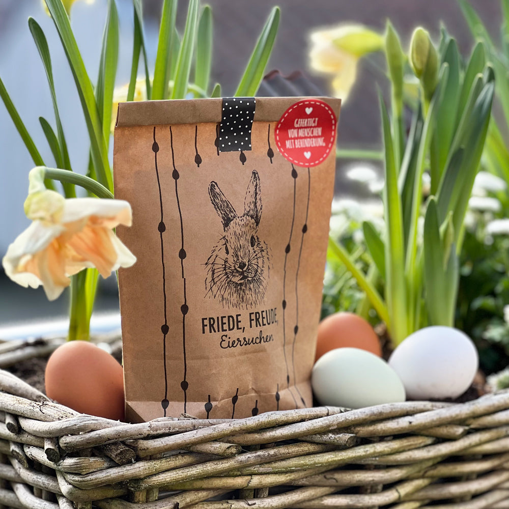 Friede, Freude, Eiersuchen Wundertüte als Ostergeschenk
