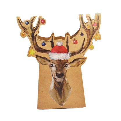 Geschenktüte Hirsch Adventskalender