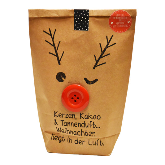 Wundertüte Weihnachtselch mit Knopfnase