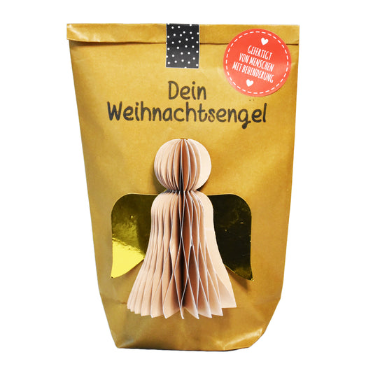 Wundertüte Weihnachtsengel in goldenem Glanz