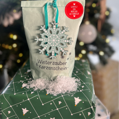 Winterzauber Wundertüte mit Schneeflocke