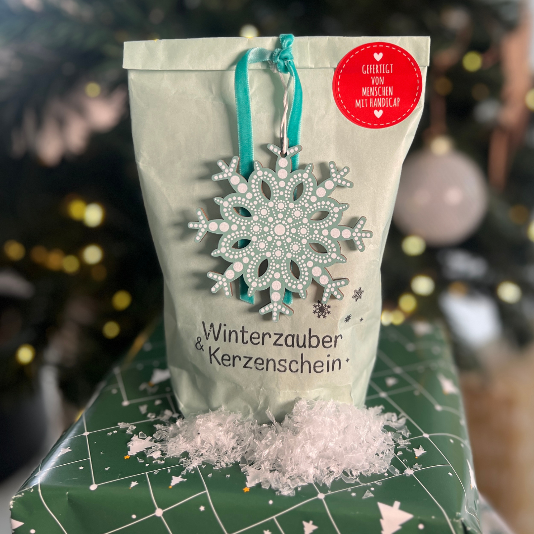 Winterzauber Wundertüte mit Schneeflocke