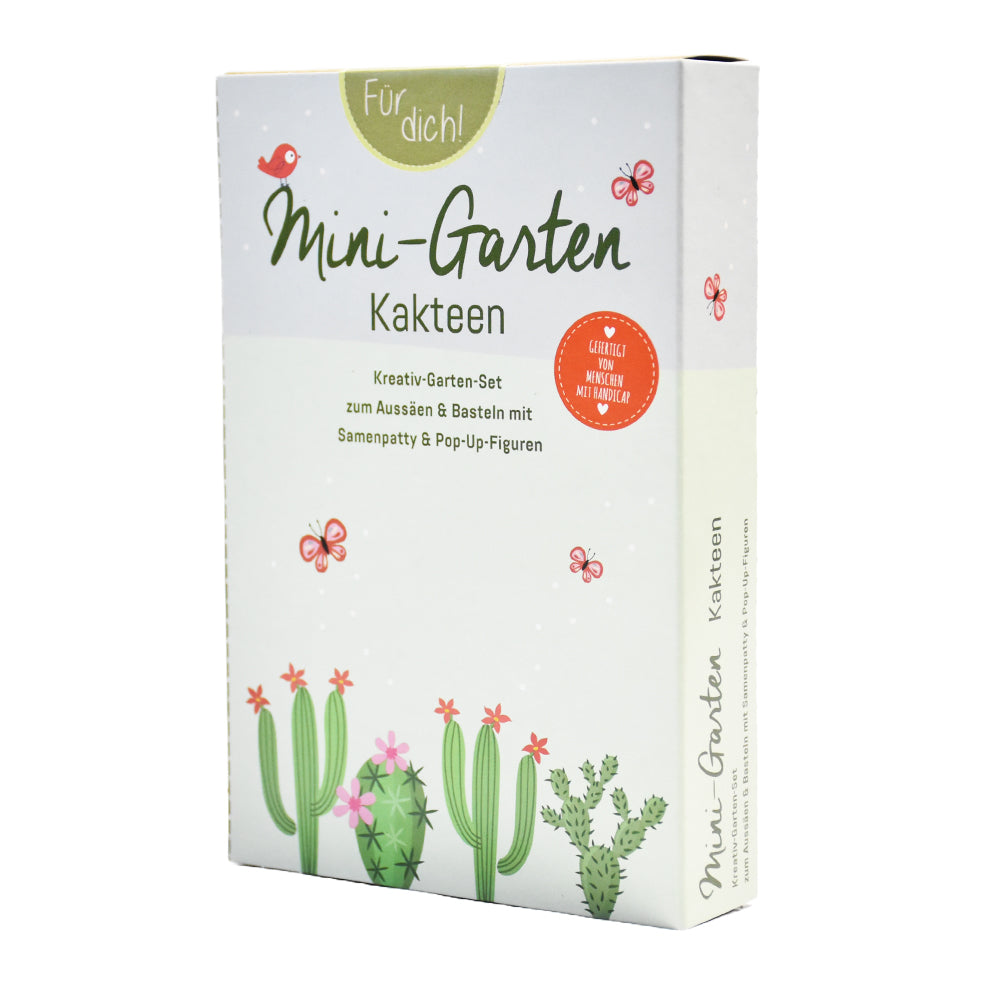 Mini- Kakteen Garten - Kreatives Pop Up Garten Set