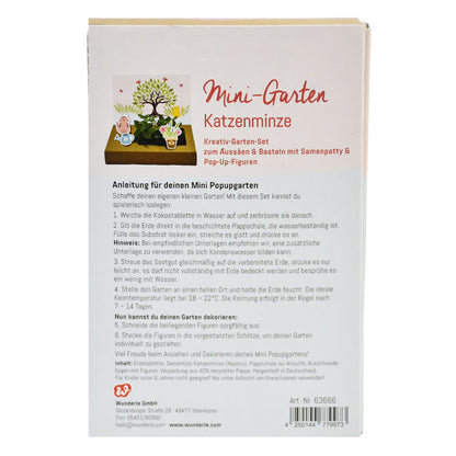 Mini-Garten Katzenminze - Kreatives Pop Up Garten Set