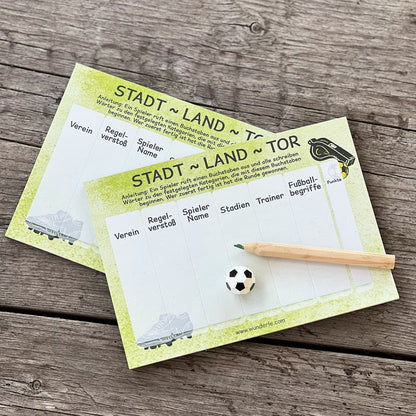 Stadt-Land-Tor Spiel im praktischen Taschenformat