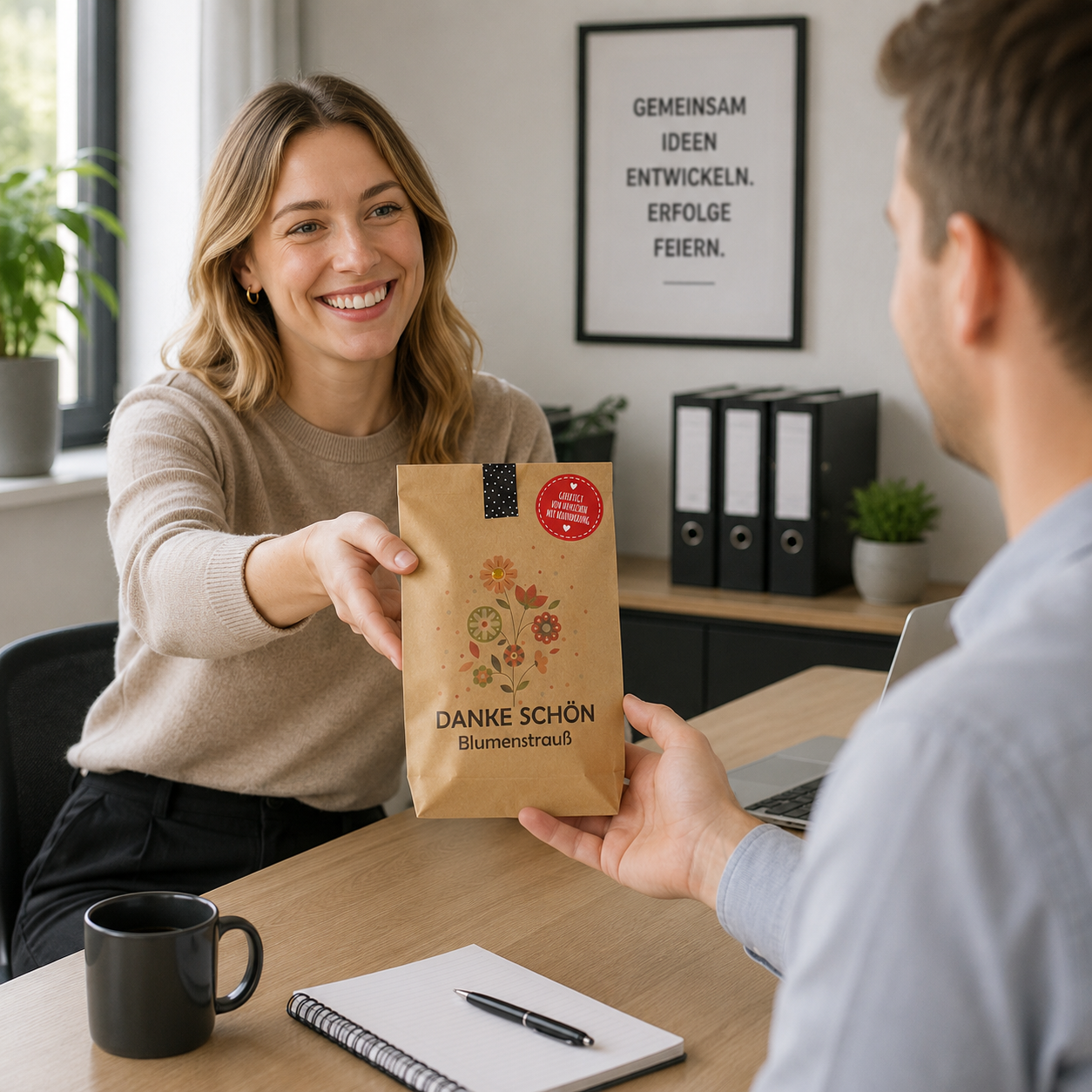 Danke schön Blumenstrauß zum Aussäen – das perfekte Geschenk