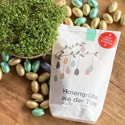 Hasengrüße aus der Tüte