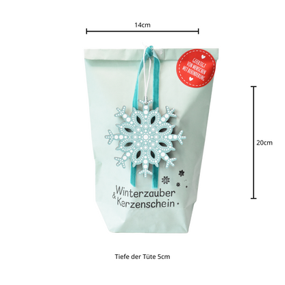 Winterzauber Wundertüte mit Schneeflocke