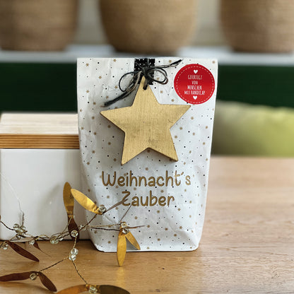 Weihnachtszauber mit Goldstern