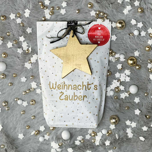 Weihnachtszauber mit Goldstern