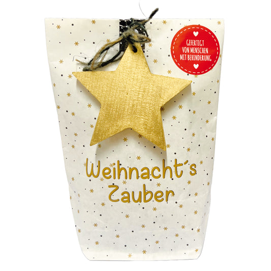 Weihnachtszauber mit Goldstern