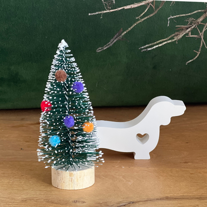 Frohes Fest Dackel – Wundertüte mit Herz & Hundeblick