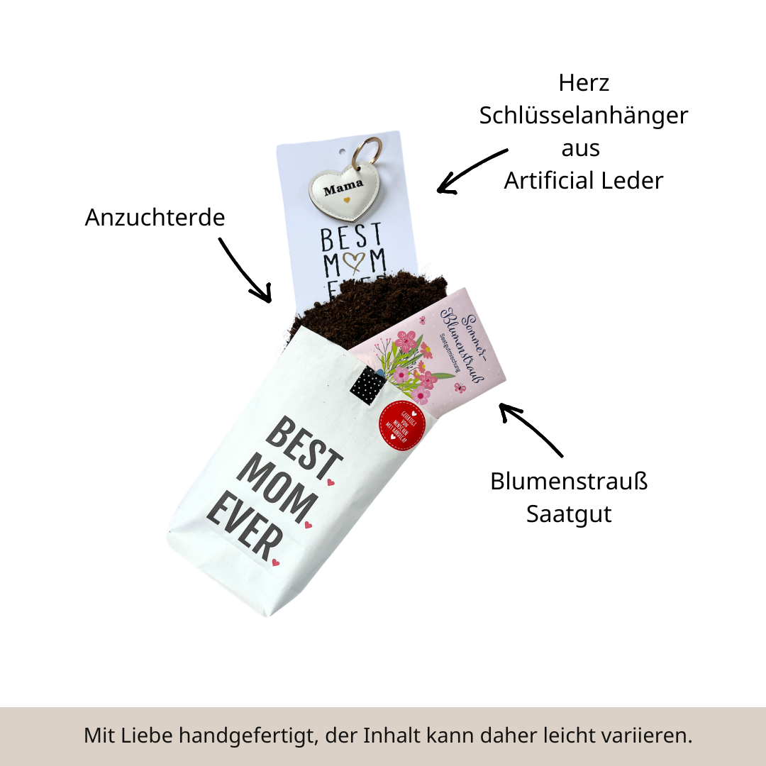 Best Mom ever Geschenktüte zum Muttertag