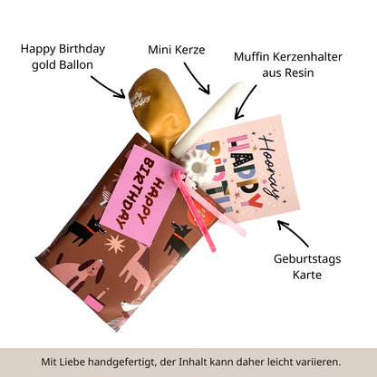 Happy Birthday Wundertüte mit Hundemotiv